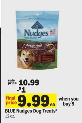 Blue Nudges Dog Treats