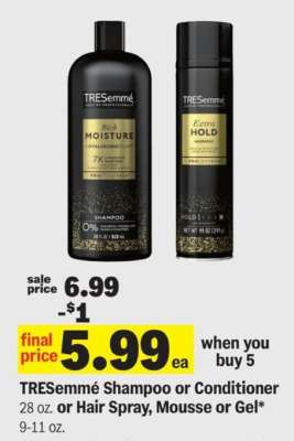 Tresemme Shampoo or Conditioner
