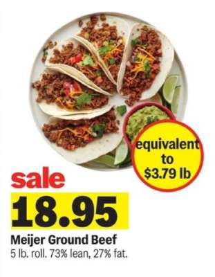 Meijer Ground Beef*