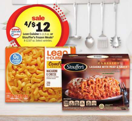 Lean Cuisine or Stouffer’s Frozen Meals