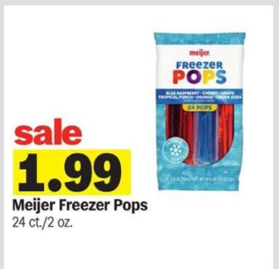 Meijer Freezer Pops