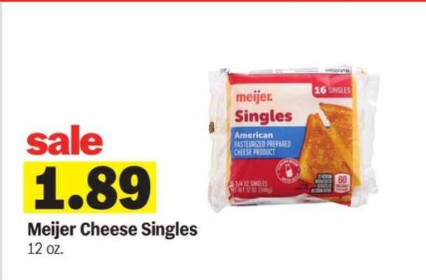 Meijer Cheese Singles