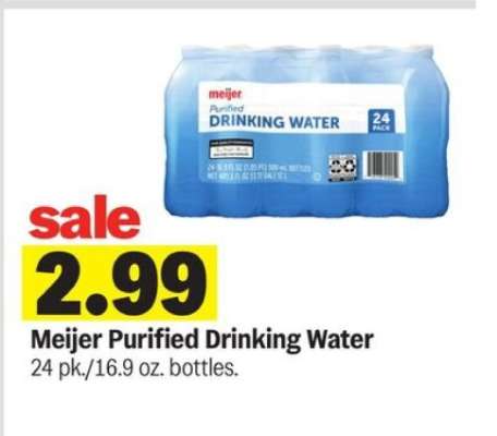 Meijer Purified Drinking Water