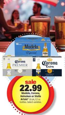 Modelo, Corona, Heineken or Stella Artois