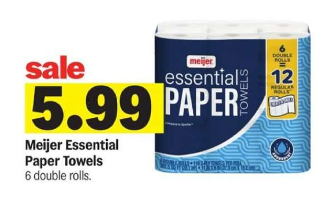 Meijer Essential Paper Towels*