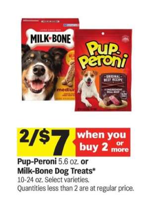 Pup-Peroni or Milk Bone Dog Treats