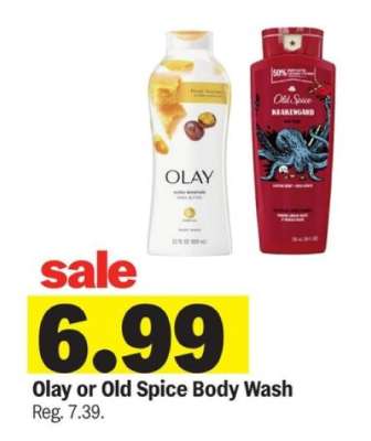 Olay or Old Spice Body Wash*