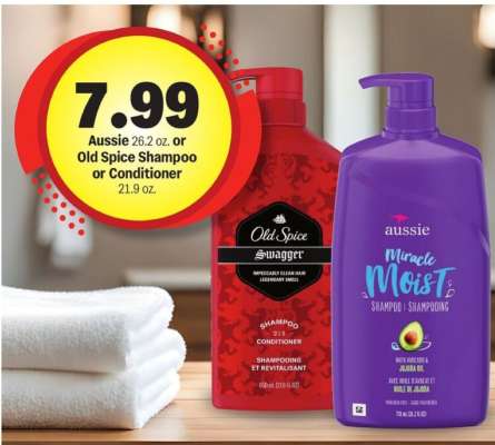 Aussie or Old Spice Shampoo or Conditioner