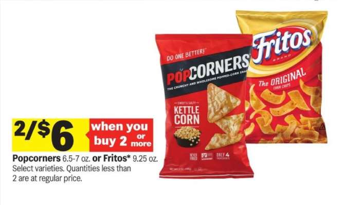 Popcorners or Fritos