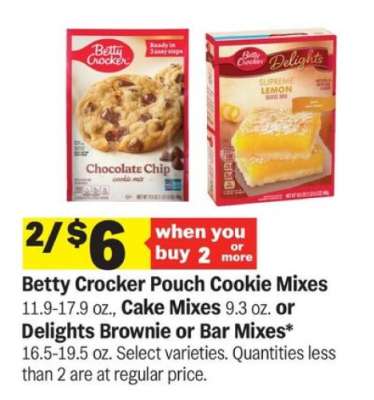Betty Crocker Mixes