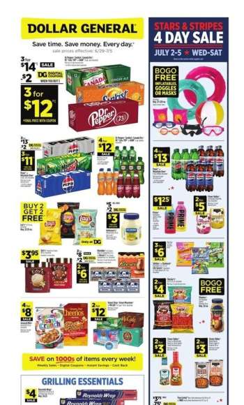 Dollar General Flyer - 06/29/2025 - 07/05/2025.