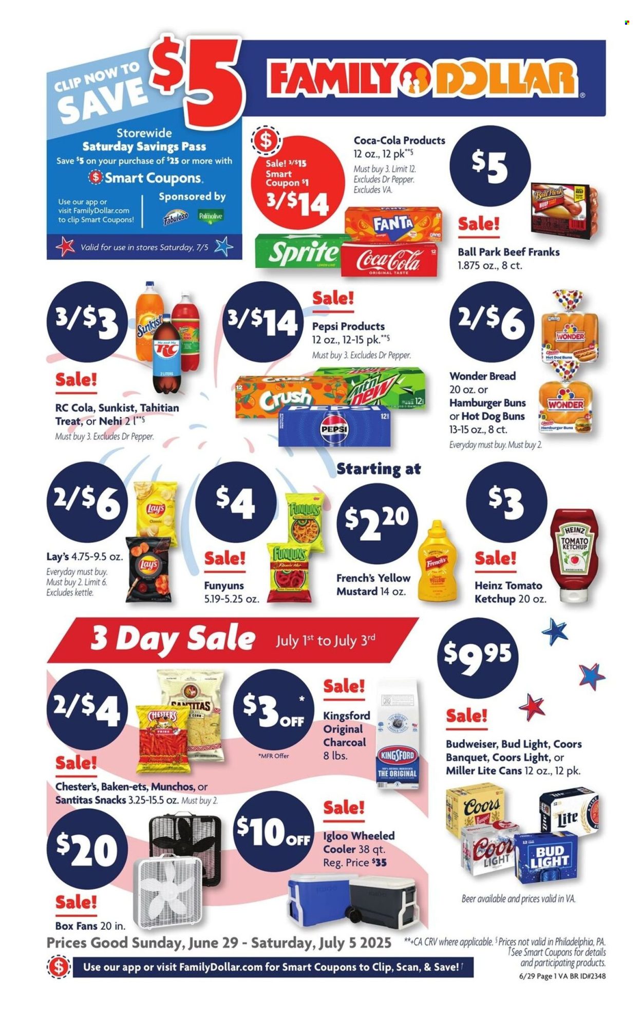 Family Dollar ad - 06/29/2025 - 07/05/2025. Page 1