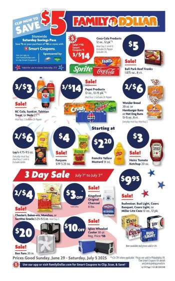Family Dollar Flyer - 06/29/2025 - 07/05/2025.