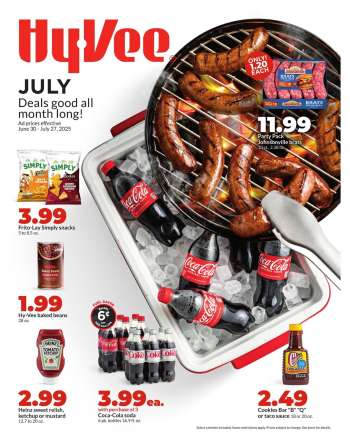 Hy-Vee Flyer - 06/30/2025 - 07/27/2025.