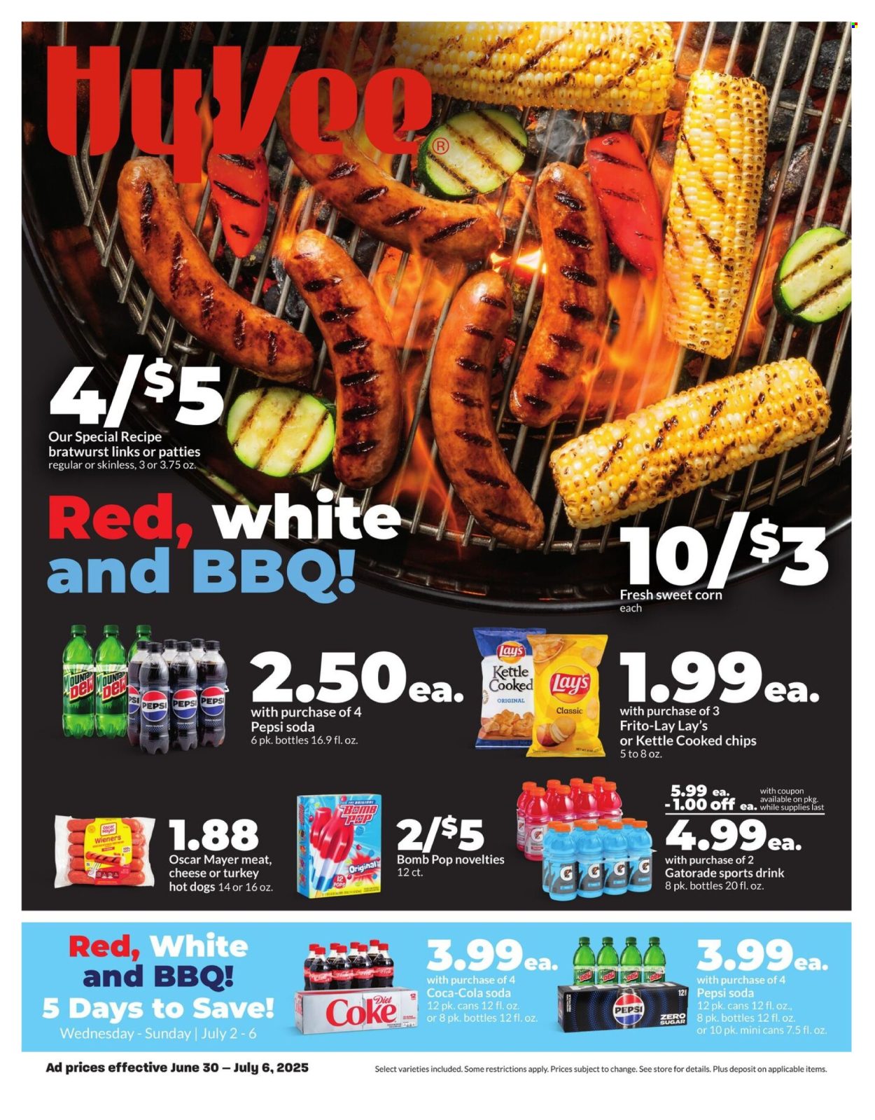 Hy-Vee ad - 06/30/2025 - 07/06/2025. Page 1