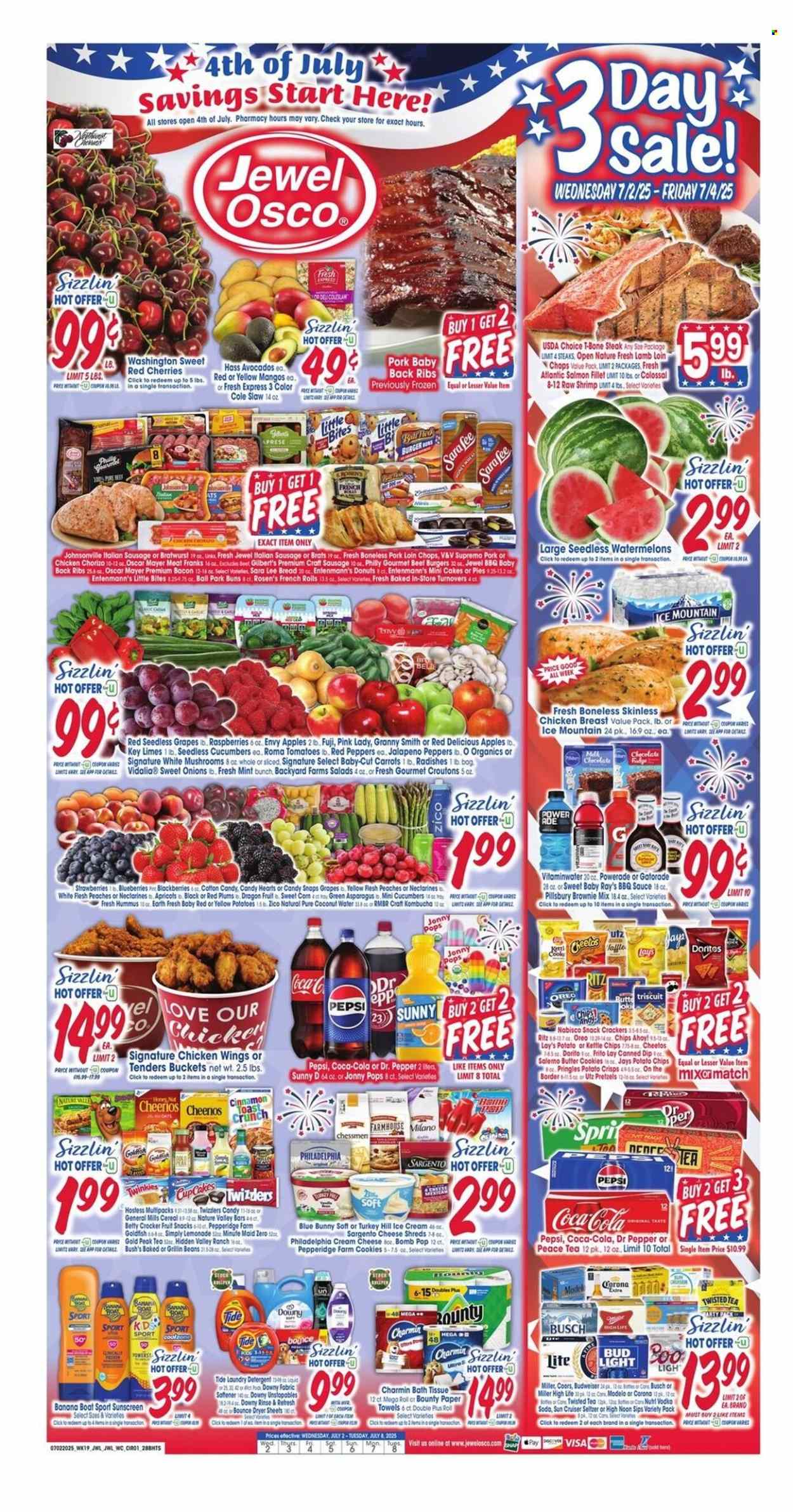 Jewel Osco ad - 07/02/2025 - 07/08/2025. Page 1