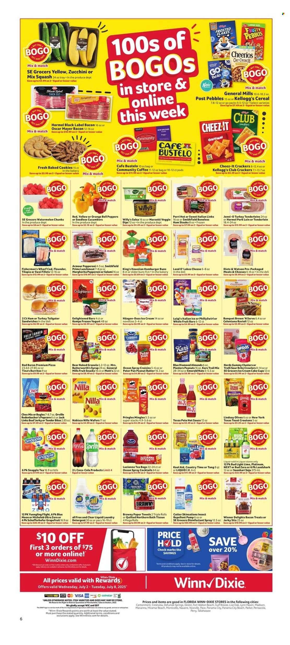 Winn Dixie ad - 07/02/2025 - 07/08/2025. Page 8