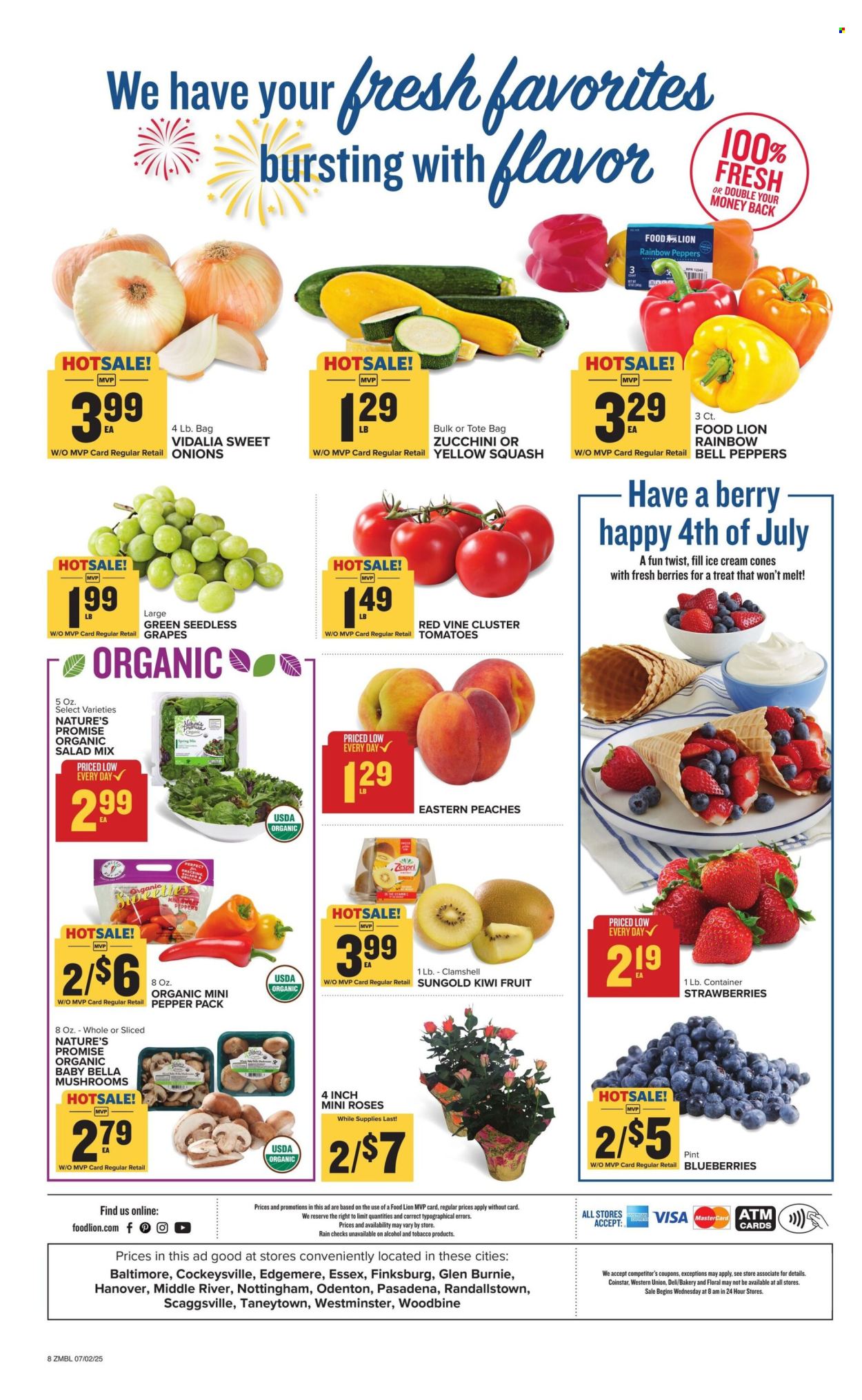 Food Lion ad - 07/02/2025 - 07/08/2025. Page 8