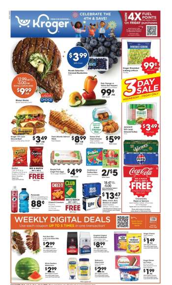 Kroger Flyer - 07/02/2025 - 07/08/2025.