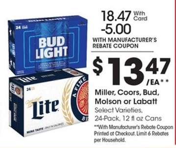 Miller, Coors, Bud, Molson or Labatt