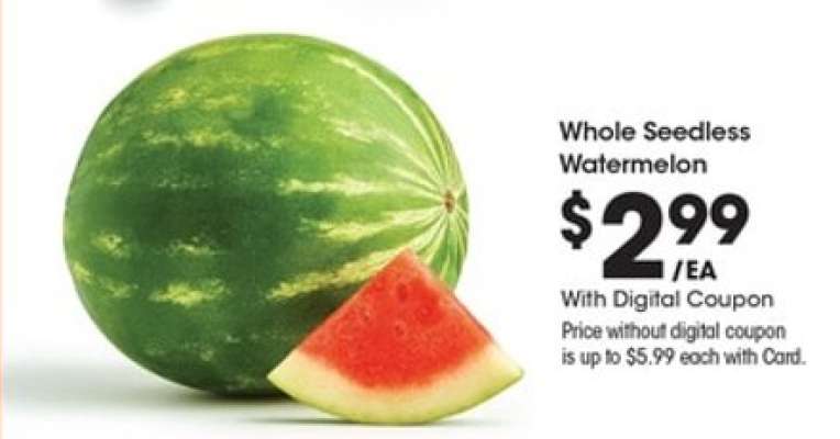 Whole Seedless Watermelon