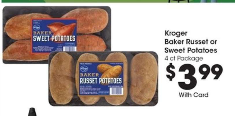 Kroger Baker Russet or Sweet Potatoes