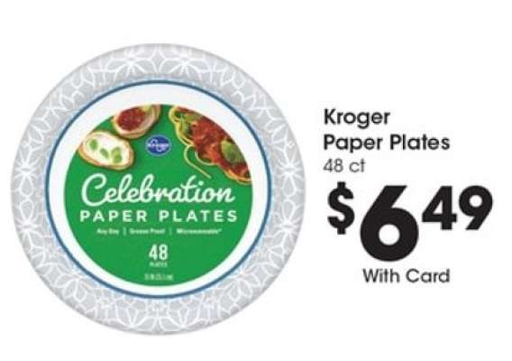 Kroger Paper Plates