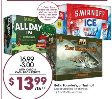 Bell's, Founder's, or Smirnoff