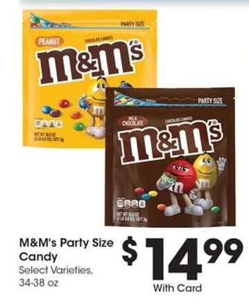 M&M's Party Size Candy