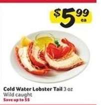 Cold Water Lobster Tail
