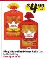 King's Hawaiian Dinner Rolls