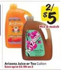 Arizona Juice or Tea