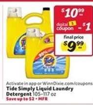 Tide Simply Liquid Laundry Detergent