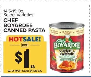 Chef Boyardee Canned Pasta