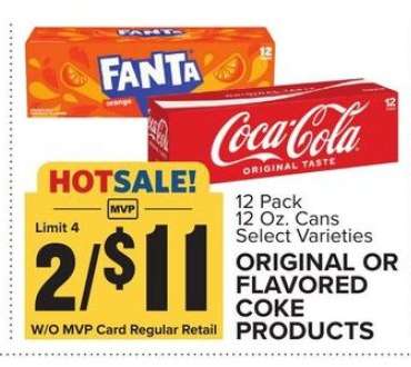 Original or Flavored Coke Products