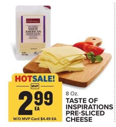 Taste of Inspirations Pre-Sliced Cheese