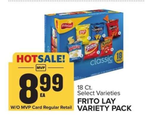 Frito Lay Variety Pack
