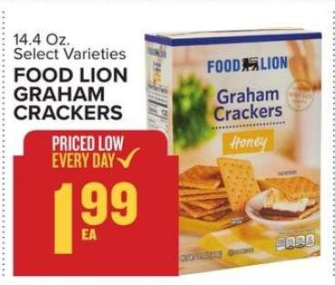 FOOD LION GRAHAM CRACKERS