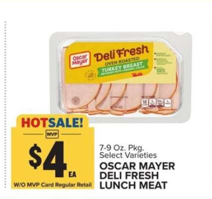 Oscar Mayer Deli Fresh Lunch Meat