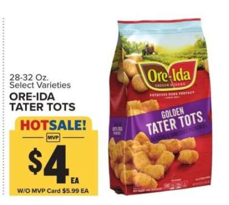 Ore Ida Tater Tots