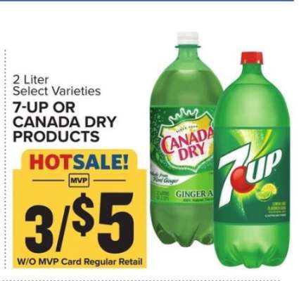 7-UP or Canada Dry Products