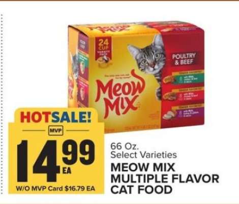 Meow Mix Multiple Flavor Cat Food