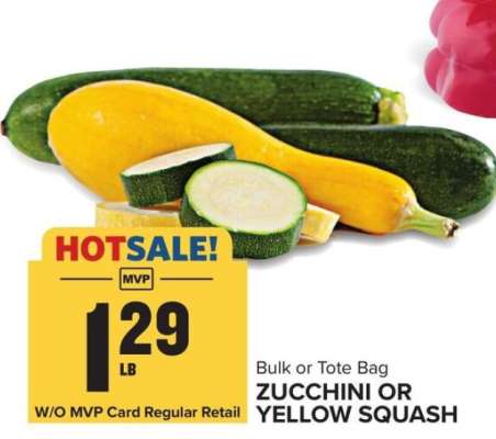 Zucchini or Yellow Squash