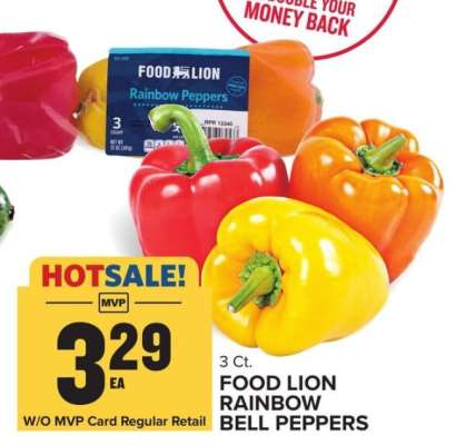 Food Lion Rainbow Bell Peppers