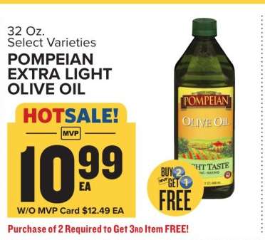 Pompeian Extra Light Olive Oil