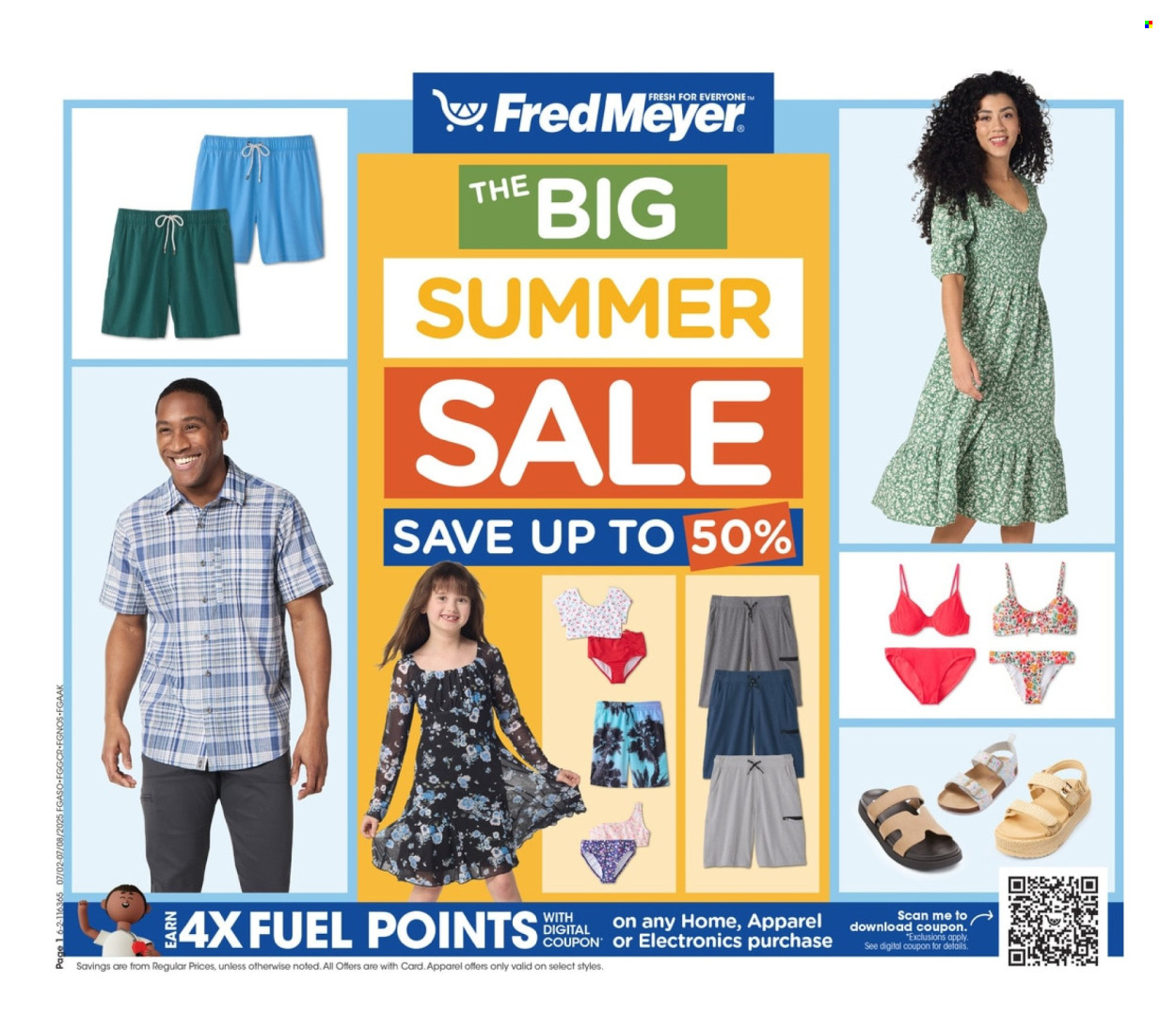 Fred Meyer ad - 07/02/2025 - 07/08/2025. Page 1