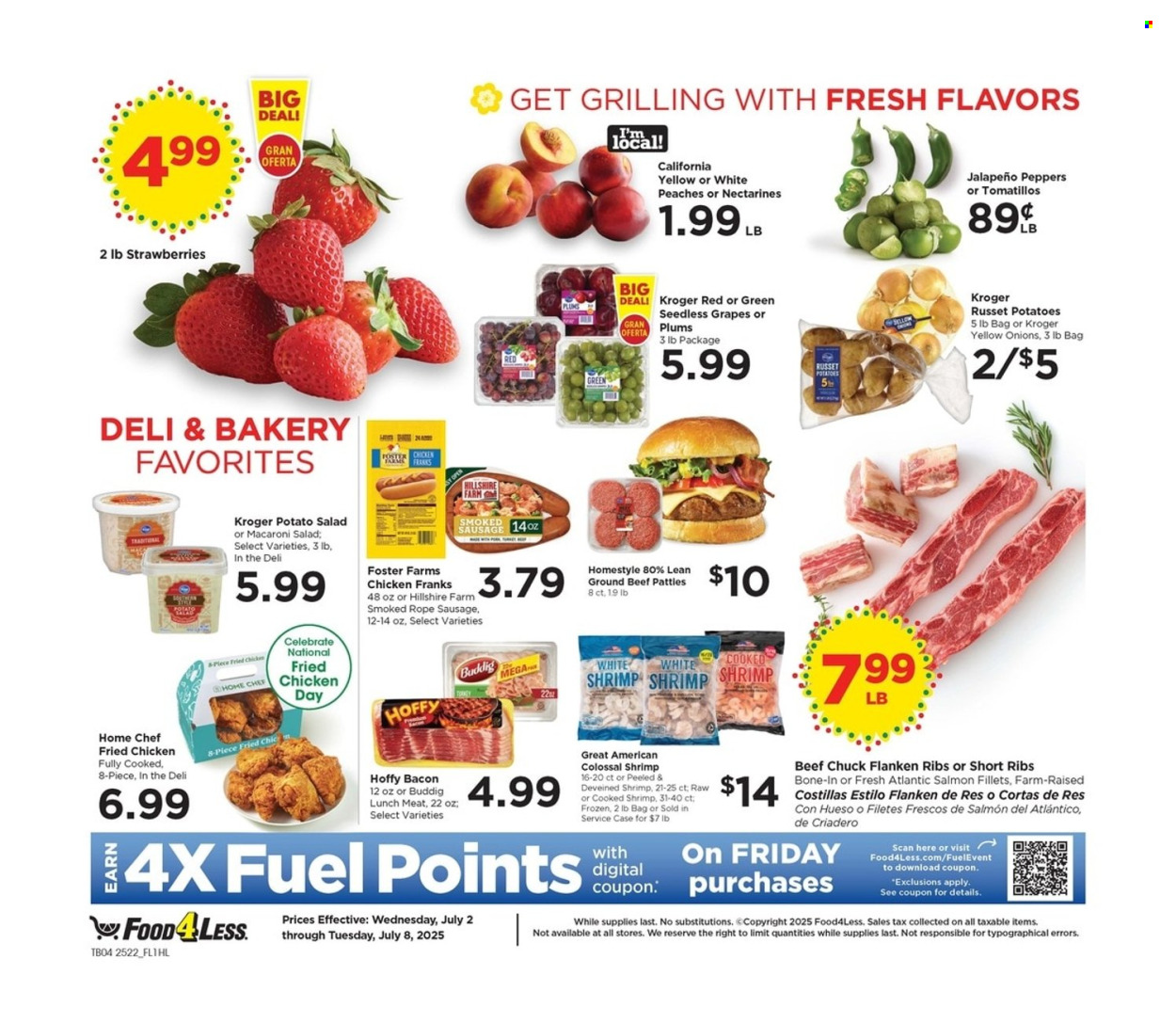 Food 4 Less ad - 07/02/2025 - 07/08/2025. Page 4