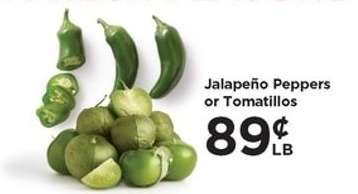 Jalapeño Peppers or Tomatillos