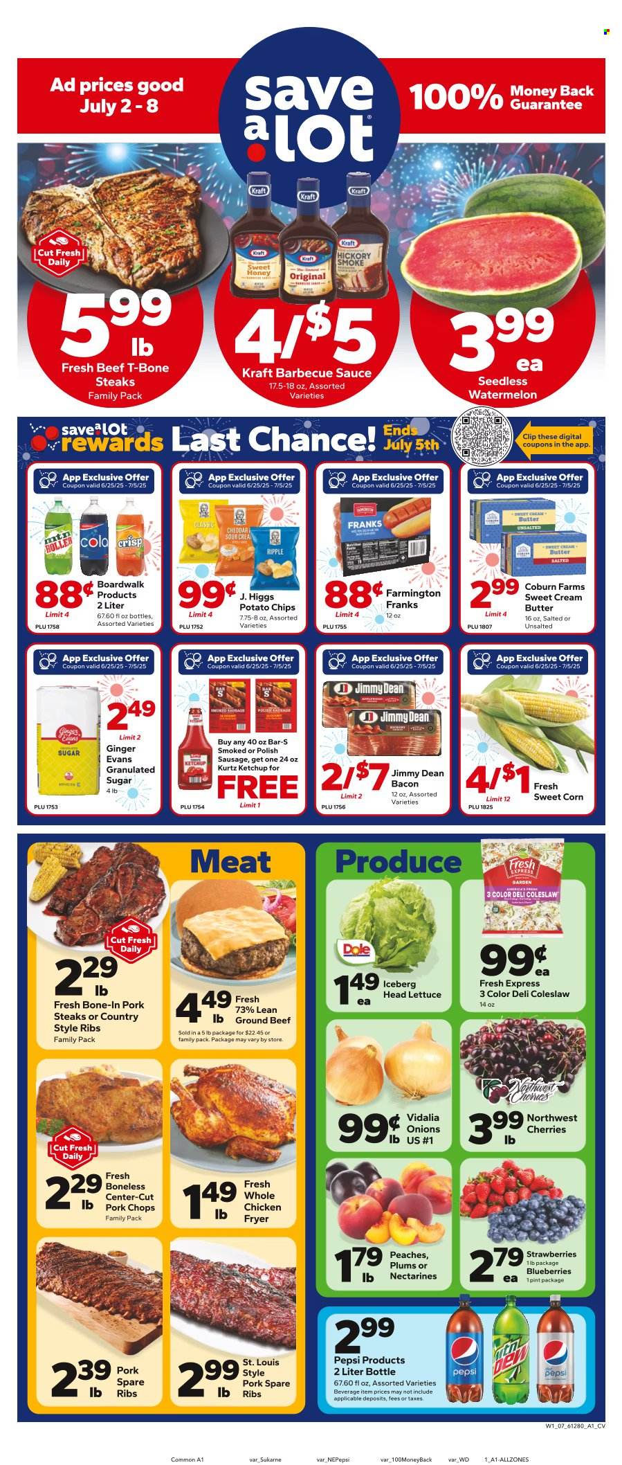 Save a Lot ad - 07/02/2025 - 07/08/2025. Page 1