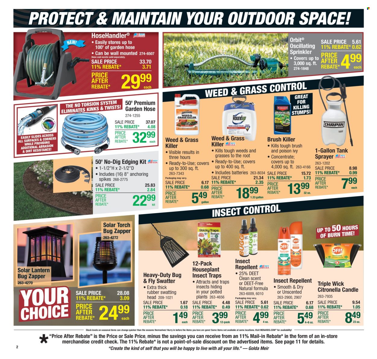 Menards ad - 07/03/2025 - 07/13/2025. Page 2